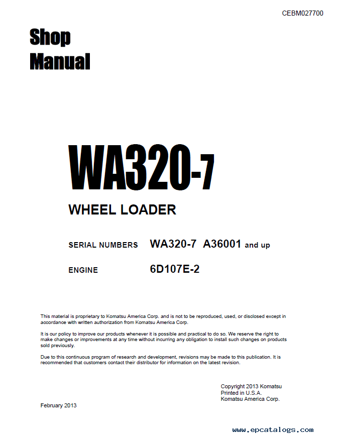 komatsu operators manual pdf