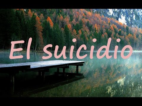 informacion sobre el suicidio